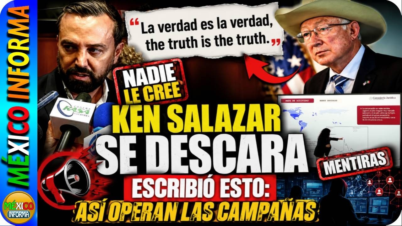 KEN SALAZAR RESPONDE:DICE QUE NO MIENTE. CAMBIO EN EL CONGRESO.ASÍ OPERAN LAS MENTIRAS DE LA DERECHA