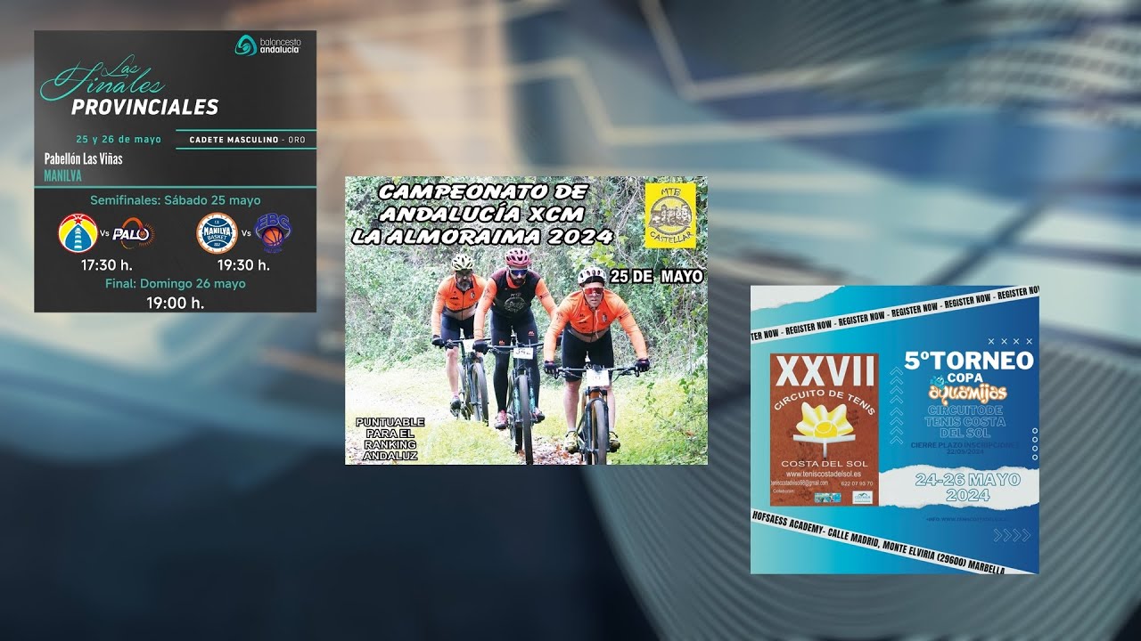 Agenda deportiva del fin de semana – 24 mayo 2024 Agenda deportiva del fin de semana – 24 mayo 2024