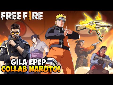GILA EPEP COLLAB SAMA NARUTO ADA EVO GUN BARU JUGA AKU MAU BORONG SEMUA! Free Fire