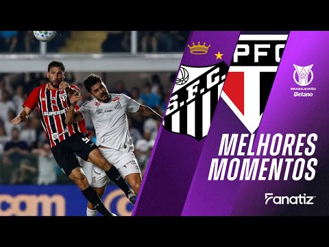 Santos 2x2 Sao Paulo | Melhores Momentos | Brasileirão 2026