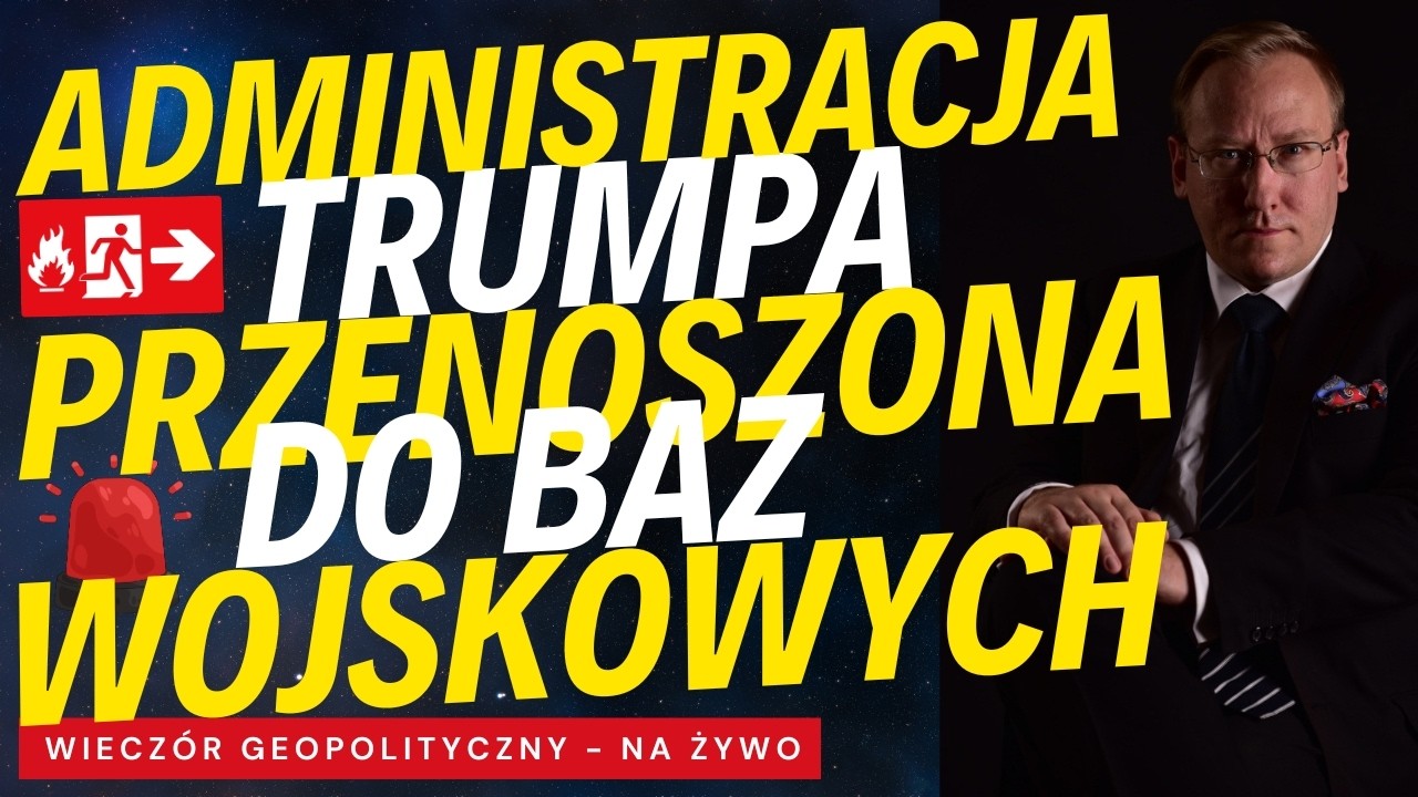 NA ŻYWO: Administracja Trumpa przeniesiona do bazy wojskowej