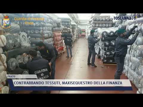 2022-05-12 PRATO - CONTRABBANDO TESSUTI, MAXISEQUESTRO DELLA FINANZA