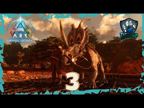 Hunting for a Styracosaurus! Ark  Survival Ascended Lets Play Ep 3