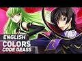 Code Geass Colors Opening ENGLISH Ver AmaLee
