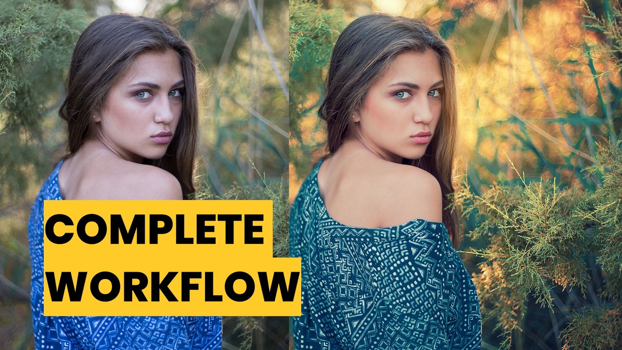 Portrait Editing Tutorial | Photoshop & Camera RAW Workflow