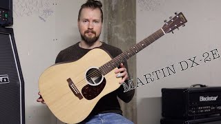 Video thumbnail for Martin D-X2E / ACOUSTIC GUITAR DEMO by leinojp