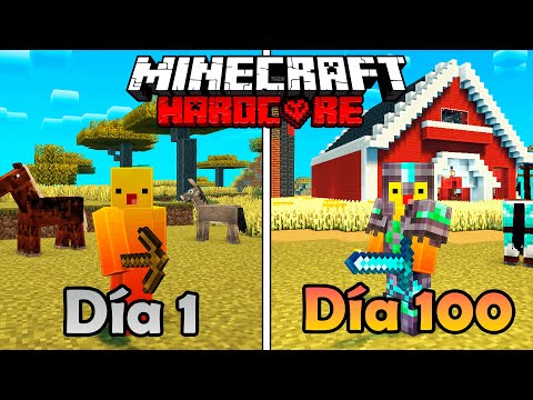 I SURVIVED 100 DAYS IN A WORLD OF SAVANNAH ALONE IN MINECRAFT HARDCORE