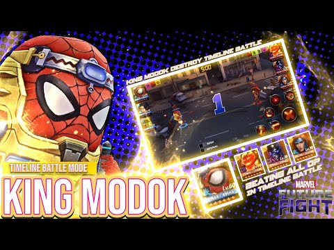 Lord Savior Modok Destroy Timeline Battle - Marvel Future Fight ( FOR MEME )