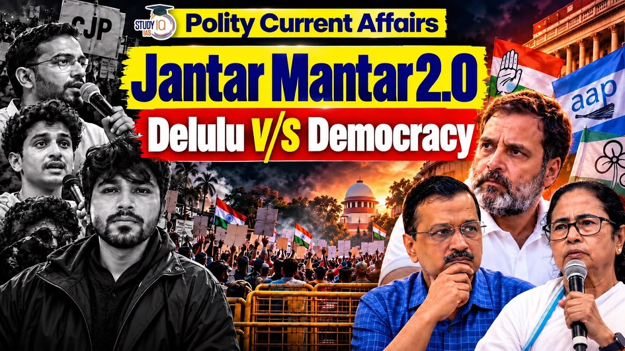 Is Democracy Turning Into “Delulu”? | The Jantar Mantar 2.0 Debate | StudyIQ IAS