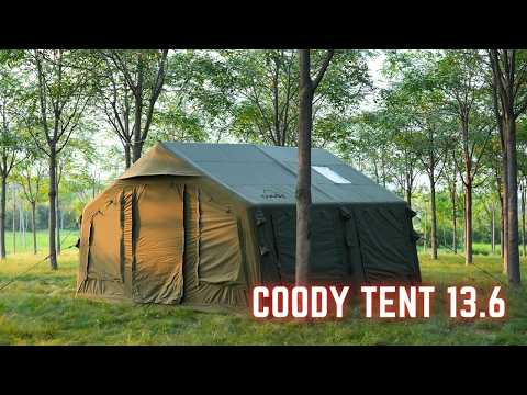 🔥THIS TENT SETS UP IN 8 MINUTES⛺LEGENDARY COODY 13.6 GREEN–BEST FAMILY INFLATABLE TENT REVIEW
