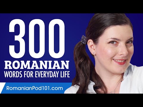 300 Romanian Words for Everyday Life - Basic Vocabulary #15
