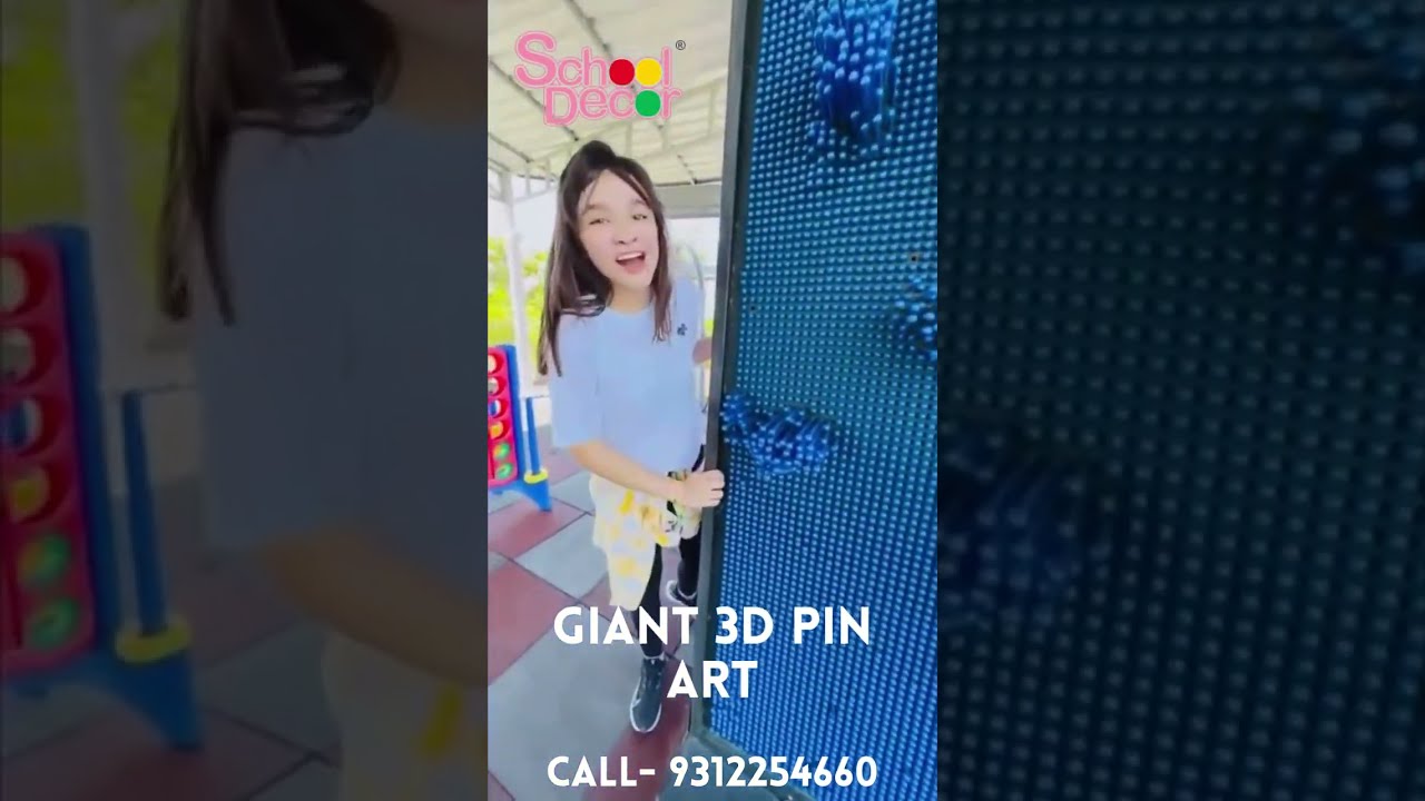 Giant Pin Wall Art | Lifesize Pin Art Wall | Giant 3D Pin Art | Life Size Pin Art