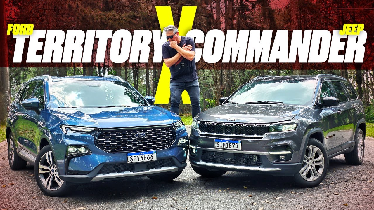 Novo Ford Territory x Jeep Commander Longitude - QUAL SUV LEVA A MELHOR EM 11 ITENS? NÃO TEM EMPATE!