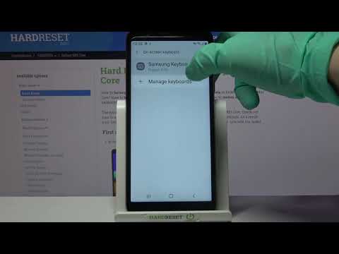 How to Enter Text Correction Options in SAMSUNG Galaxy M01 Core – Open Keyboard Settings