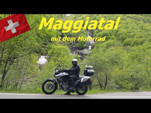 Maggiatal mit dem Motorrad, nach Bosco Gurin und Cimalmotto, Honda XL 700 Transalp