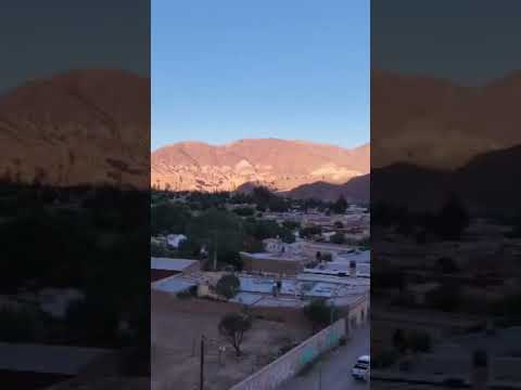 Atardecer mágico en Tilcara, Jujuy | Quebrada de Humahuaca desde las alturas.