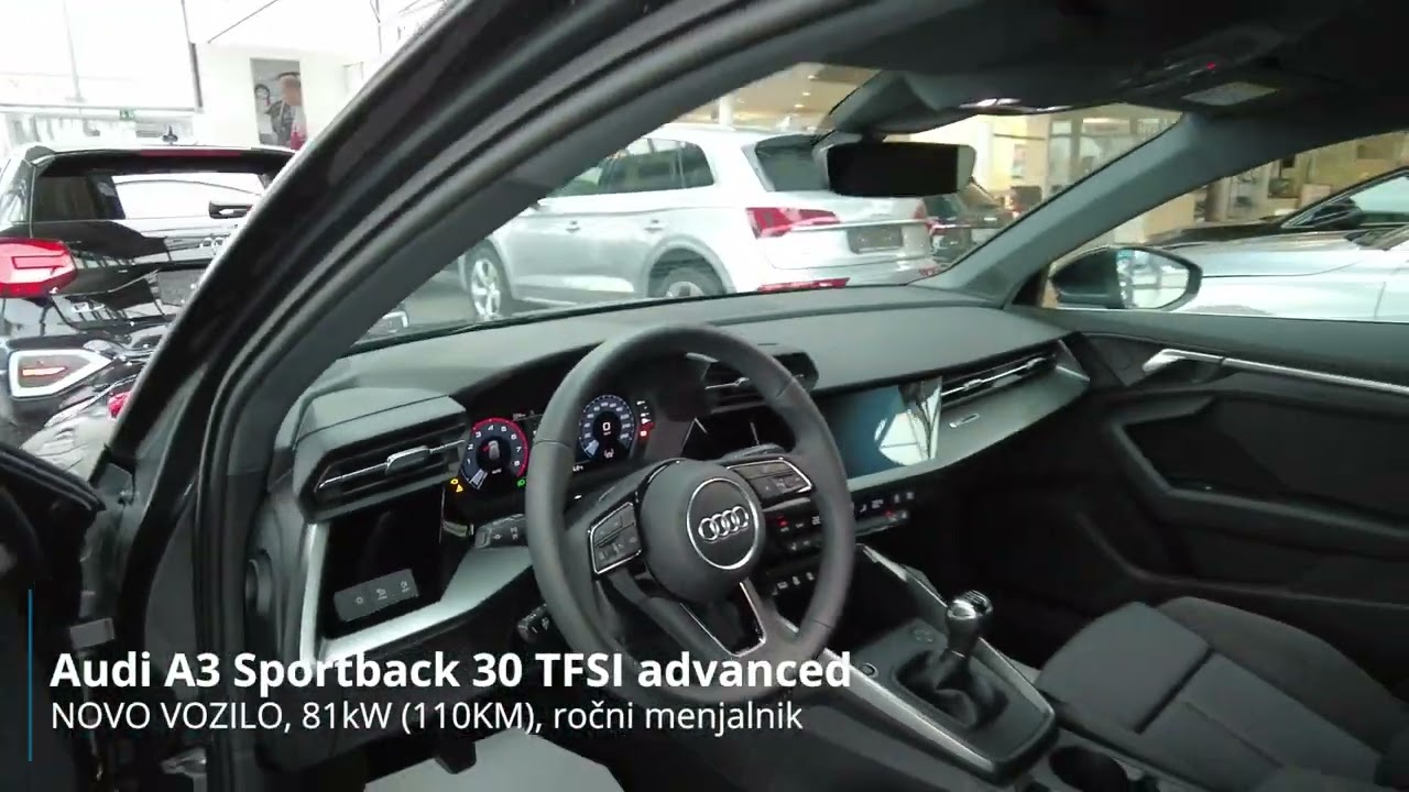 Audi A3 Sportback 30 TFSI advanced - DOBAVLJIVO TAKOJ