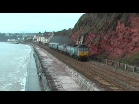 47712 & 57009 pass Dawlish    22/02/11