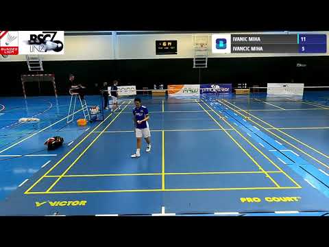 1. Herren Einzel Badminton Bundesliga - BSC 70 Linz gegen  Mödling