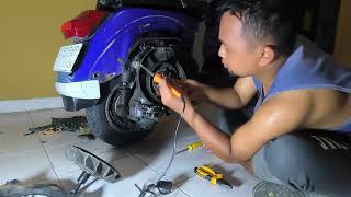 🔧 Belajar Ngebengkel! Ganti Pulser (Pick Up Coil) Vespa PX Sendiri | Tukang Bengkel Amatir Beraksi