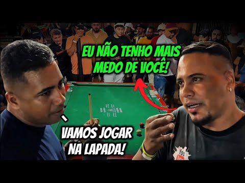 O MAYCON DE TEIXEIRA DESAFIOU O NEGO WALLISON E O SALÃO INTEIRO NA LAPADA! 🔥😱 #sinuca 