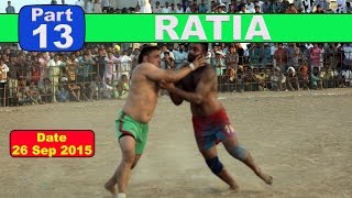 (13) Ratia (Haryana) Kabaddi Touranament 26 Sep 2015
