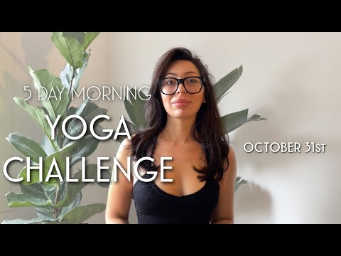 5 Day Feel Good Morning Yoga Challenge