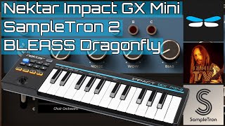 Video thumbnail for Nektar Impact GX Mini Demo For Desktop + iOS, SampleTron 2 + BLEASS Dragonfly by Jamie Mallender