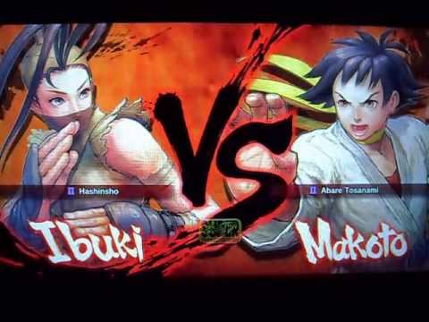 SSF4 AE: minocoto82 (Ibuki) vs FAXgimoto (Makoto)