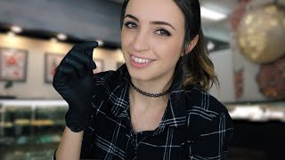 [ASMR] Relaxing Ear Piercing Shop | Soft Spoken