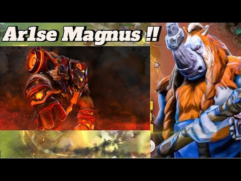 Ar1se Magnus Plays Hard Day At The Office And Earthshaker Dota 2 Highlights !!