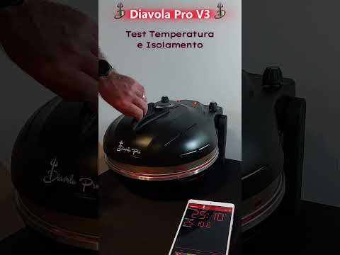 Diavola pro V3 test temperature #pizza #kitchen #pizzalover #diavolapro
