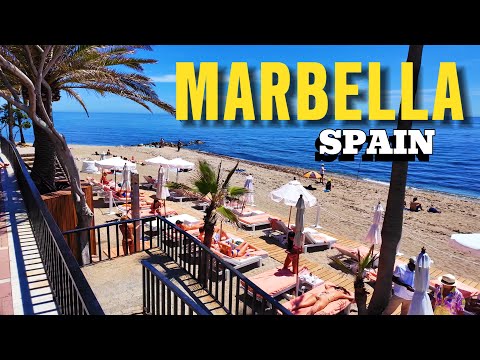Marbella Spain 🇪🇸 2024 Beautiful City and Beach Walk 4K Malaga