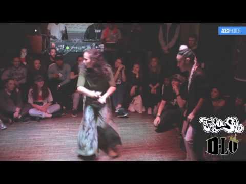 FREE YOUR SOUL 2on2 all styles BBOY MOUSE & MARiE KAAE Vs FfiON & SASKiA ( House of Absolute )