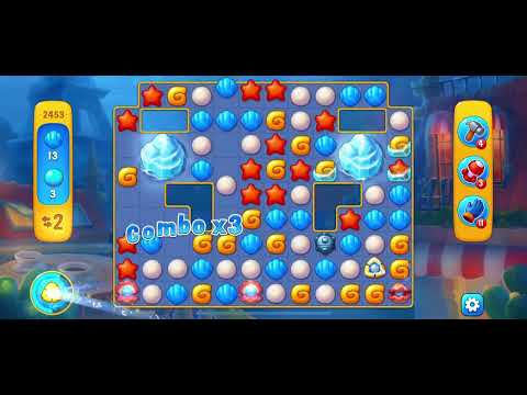 Fishdom 2453 - Super Hard Level (12 Moves)