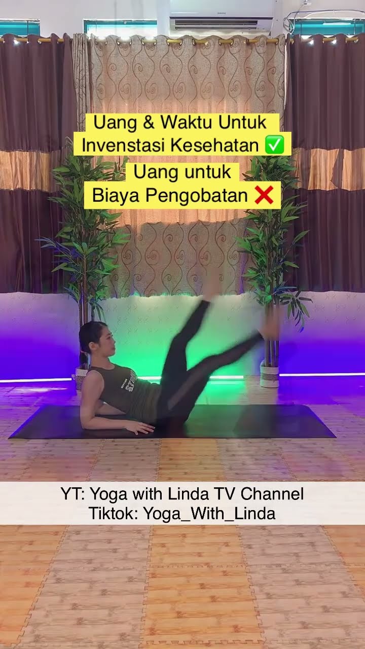 Investasi terbaik itu adalah kesehatan! Yuk, coba yoga di rumah dan rasakan manfaatnya! 🧘‍♀️✨