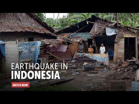 RAW Earthquake 6.0 Indonesia RING of FIRE island of Java Breaking News January 23 2018 Video
