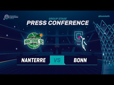 Nanterre 92 v Telekom Baskets Bonn - Press Conference - Basketball Champions League 2018-19