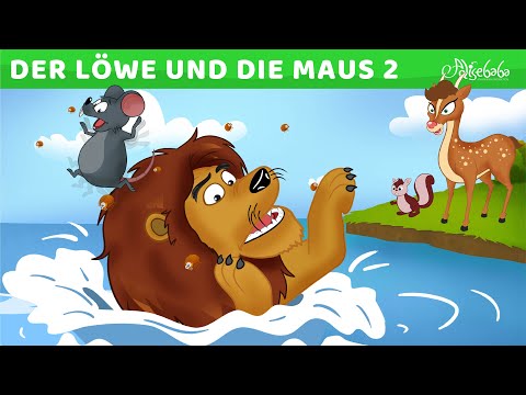 Der Löwe, Die Maus Und Der Schlafende Bär märchen | Gutenachtgeschichte für kinder