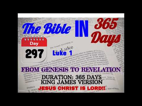 Day 297 Read the Bible in 365 Days. The rewarding daily journey of reading through the Bible!