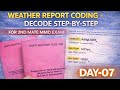 Weather Coding Decoding Easily Full Guide For 2nd Mate Exam
