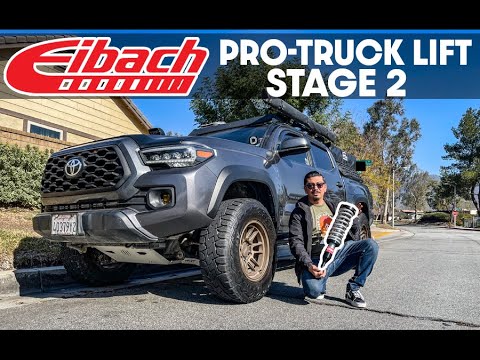 TOYOTA TACOMA EIBACH Pro Truck Lift kit STAGE 2 + JBA UCA | HOW TO INSTALL IN DEPTH for 2016-2021