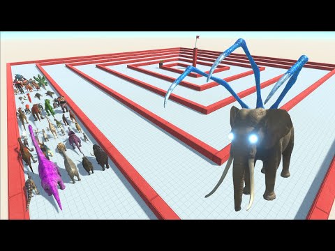 ESCAPE FROM ALIEN ELEPHANT - Animal Revolt Battle Simulator