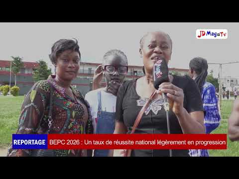 BEPC 2026 : Un taux de réussite national légèrement en progression
