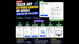 How to track any keyword ranking on google using free serp checker tool