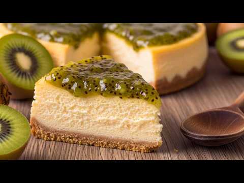 Alle wollten das Rezept nach einem Bissen von diesem Kiwi Ricotta Cheesecake! So einfach und lecker