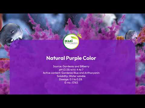 Natural Purple Color | Bio-Med Ingredients