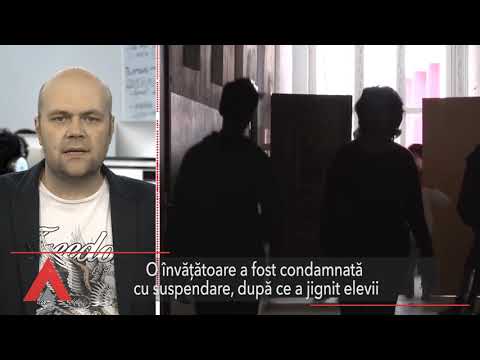 Stiri Mediafax 19 Aprilie - Învățătoare, condamnată la închisoare pentru că a jignit elevii