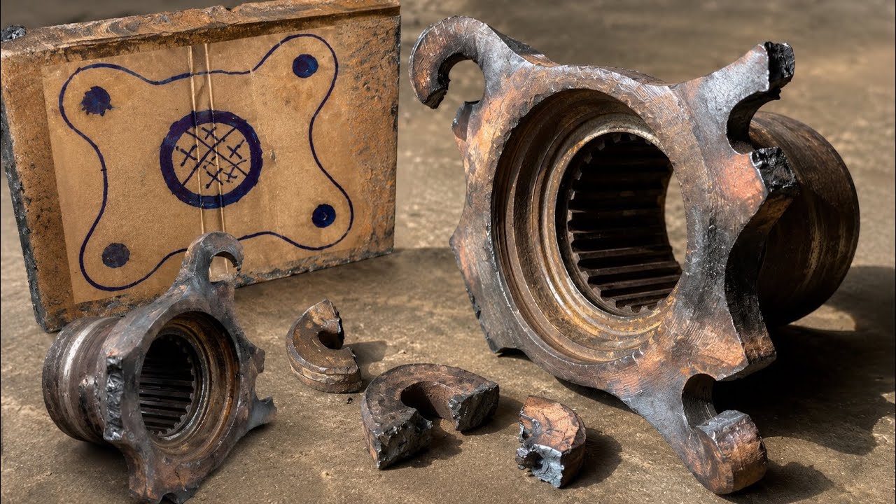 How to Restore a Completely Wrecked Flange Yoke with Hidden Workshop Techniques