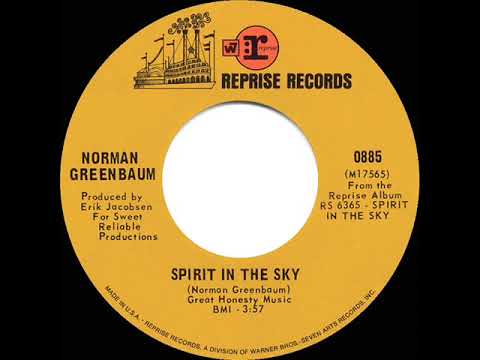 1970 HITS ARCHIVE: Spirit In The Sky - Norman Greenbaum (a #1 record--mono 45)
